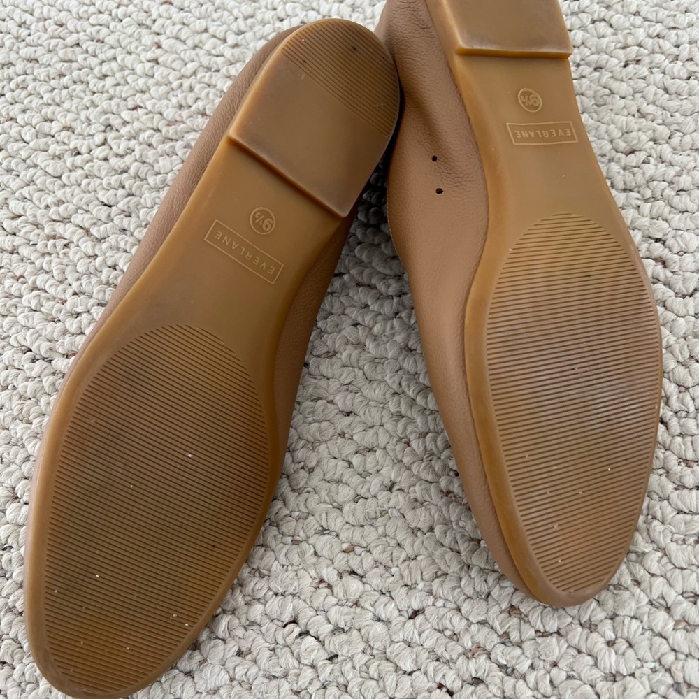 Everlane Women's The Day Glove Ballet flats size 9.5 Tan - Picture 2 of 5